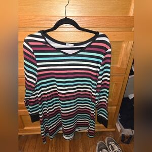 Striped lularoe elizabeth